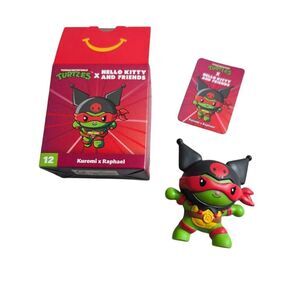McDonald's 2025 Happy Meal Kuromi x Raphael #12 toy from the Teenage Mutant Ninj